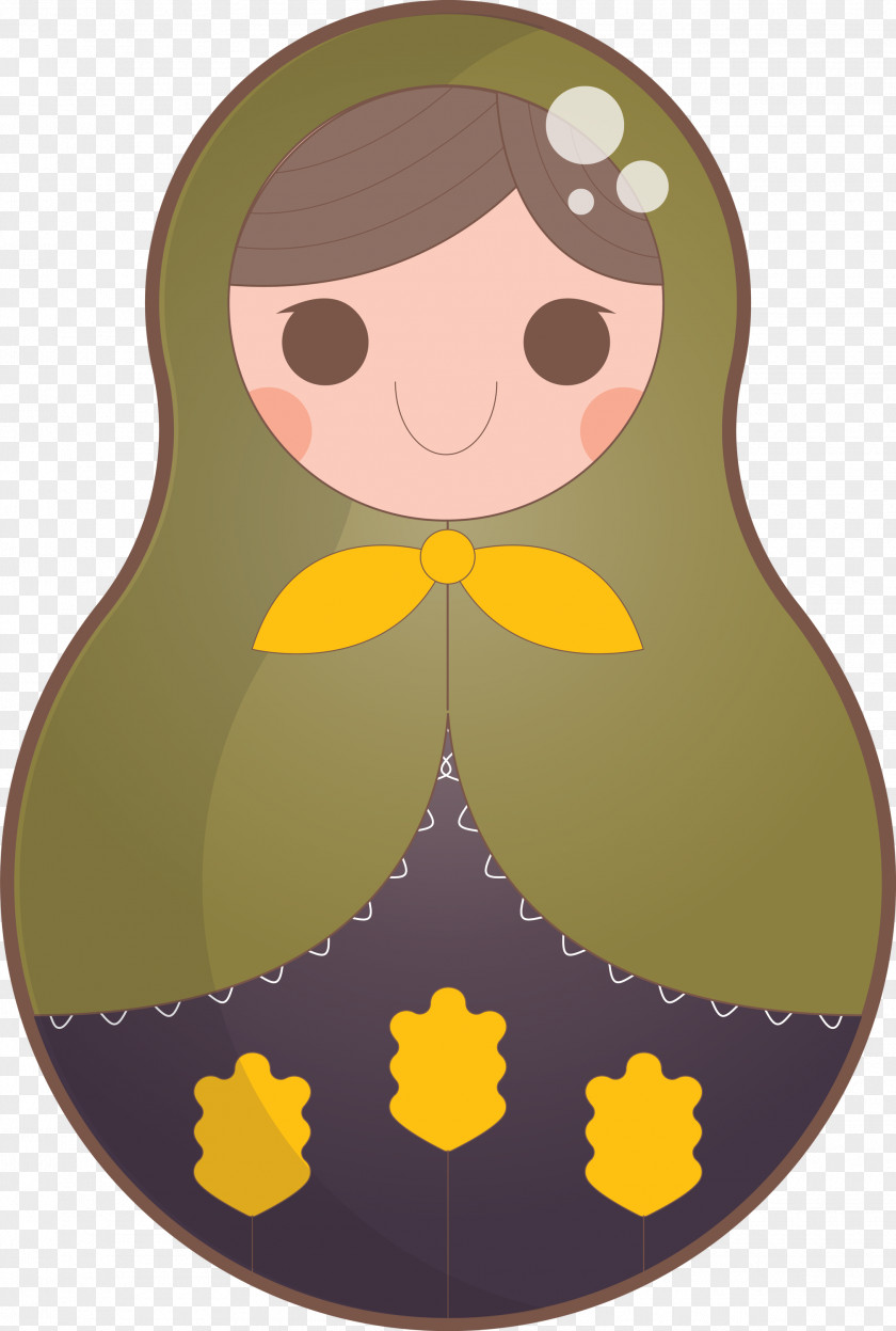 Colorful Russian Doll PNG