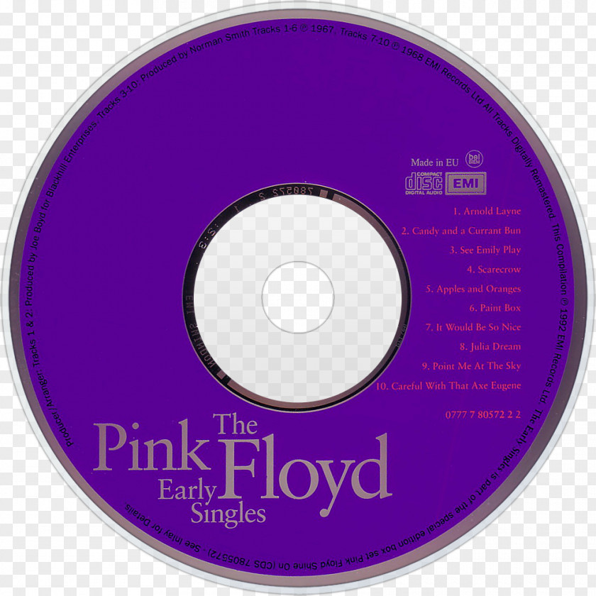 Echoes The Best Of Pink Floyd Compact Disc Early Singles Shine On 1965: Their First Recordings PNG