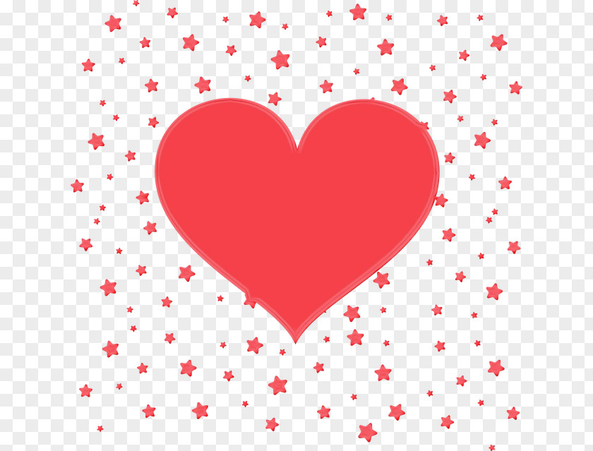 Pink Red Valentines Day Heart PNG