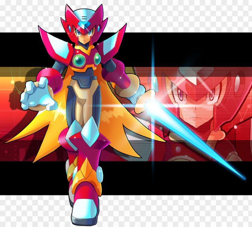 Mega Man Zero X & Bass ZX 10 PNG