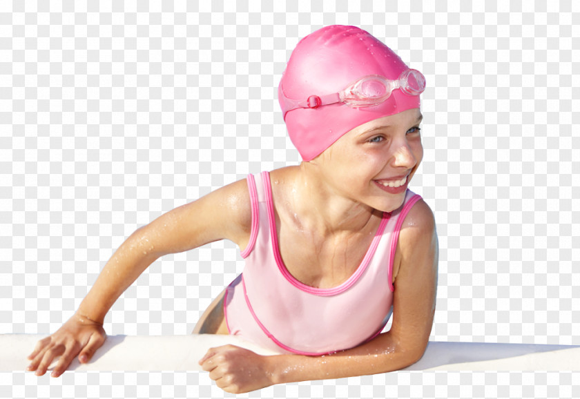 Swimming Training Lessons Child Arm Headgear PNG