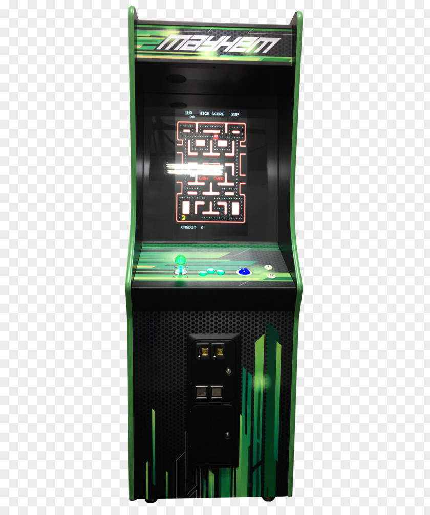 Arcade Game Cabinet Ms. Pac-Man Galaga Golden Age Of Video Games PNG