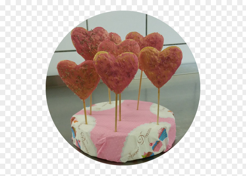Cake Pop Heart PNG