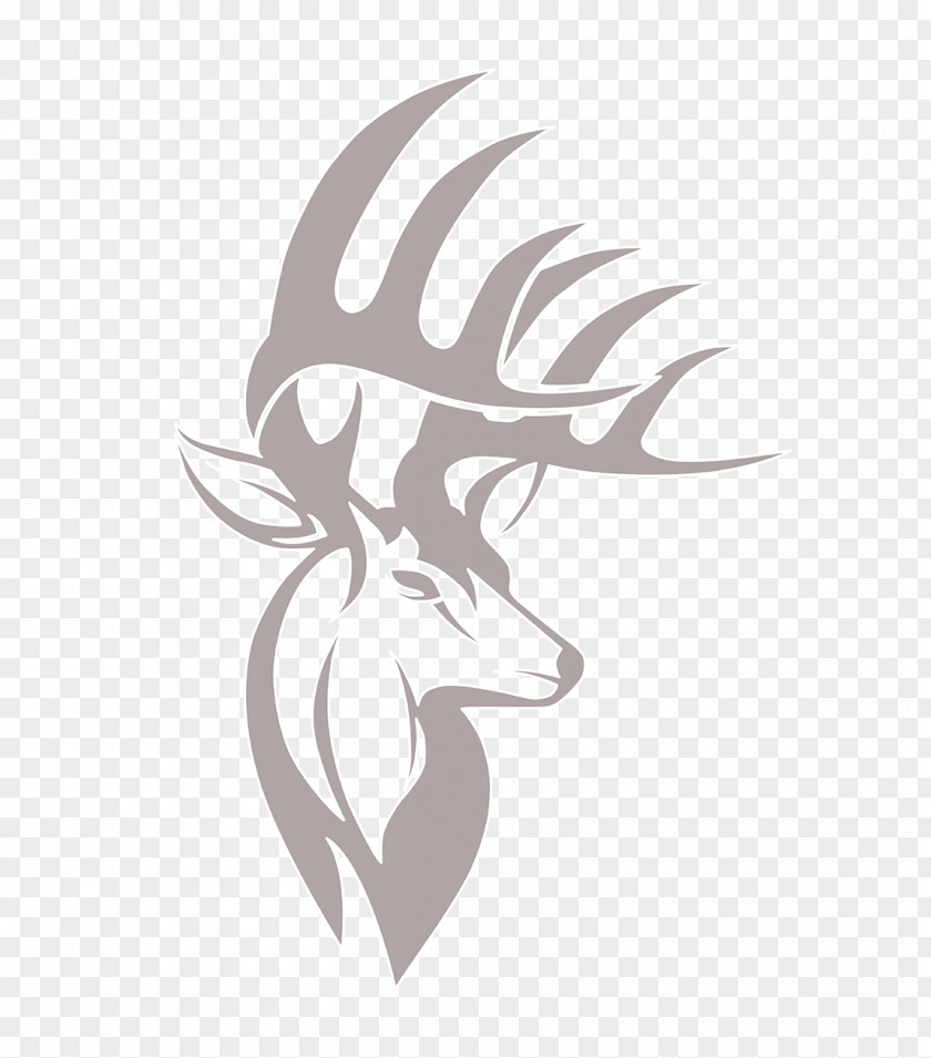 Deer Red Logo Clip Art PNG