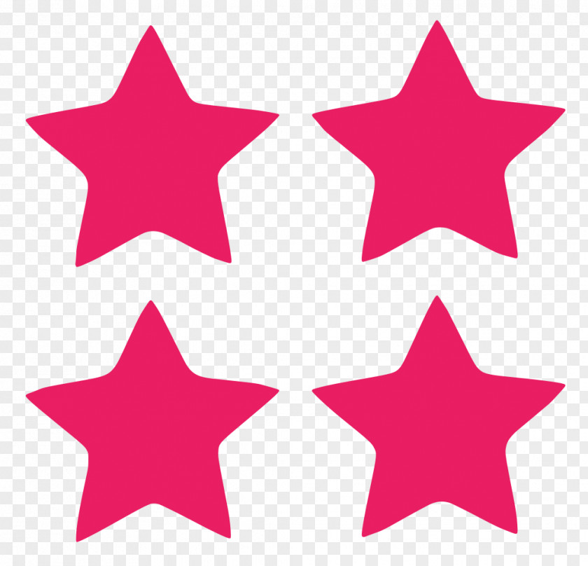 Magenta Pink Star Drawing PNG