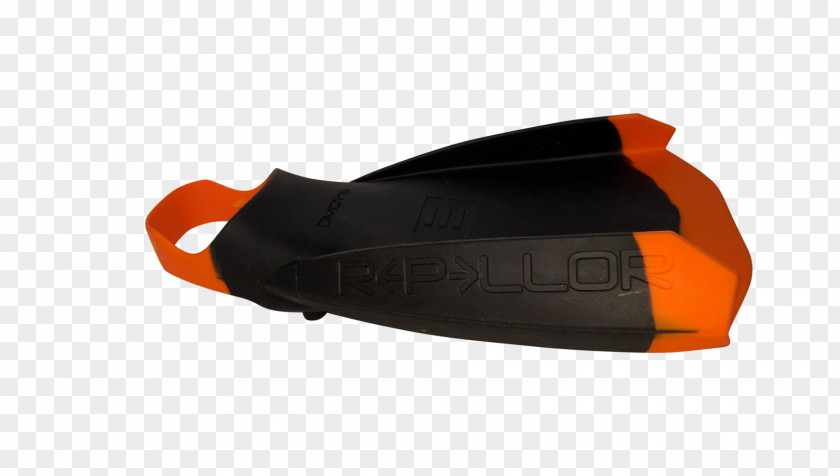 Top View Orange Juice Diving & Swimming Fins Personal Protective Equipment Shoe Snorkeling PNG
