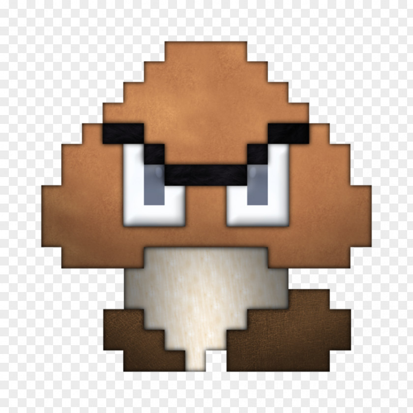 8 BIT Super Mario Bros. Goomba PNG