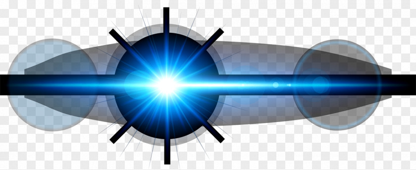 Bright Light Effect Blue PNG
