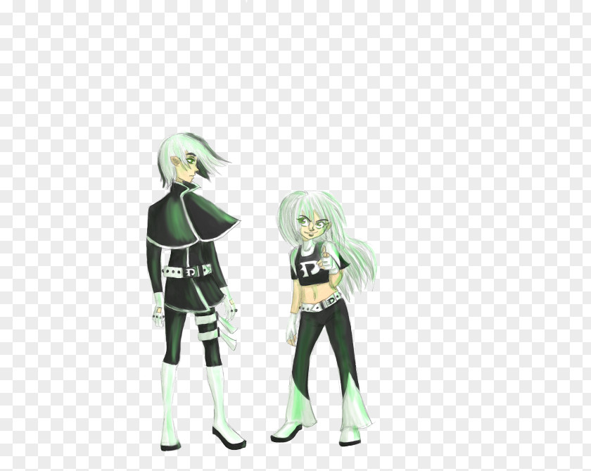 Danny Phantom Slash Figurine Character Fiction Animated Cartoon PNG