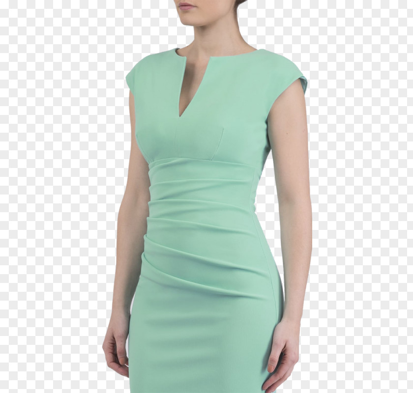 Dress Cocktail Sleeve Green Evening Gown PNG
