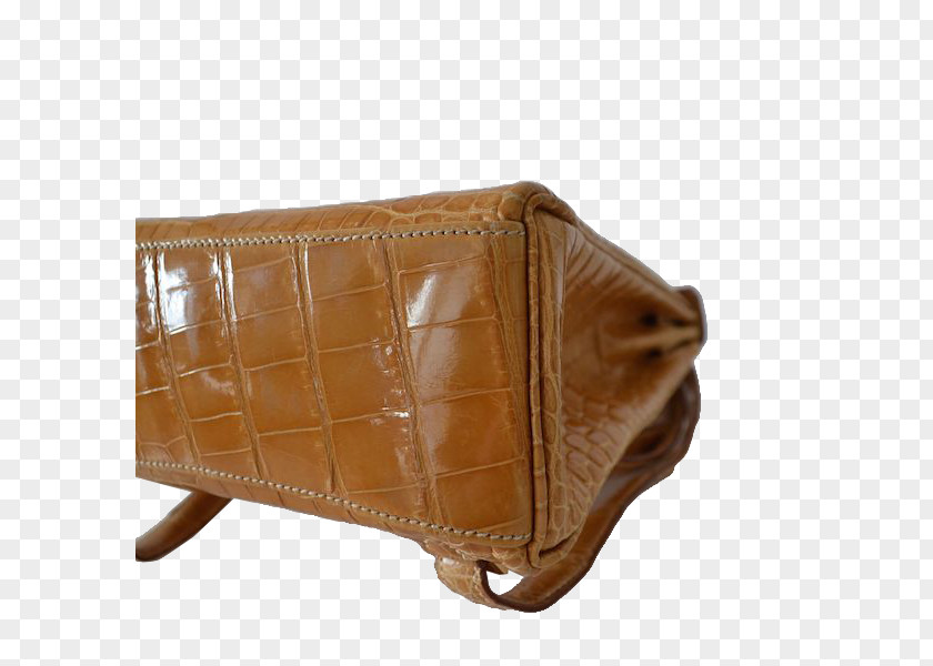 Hermes Staff Handbag Brown Caramel Color Leather PNG