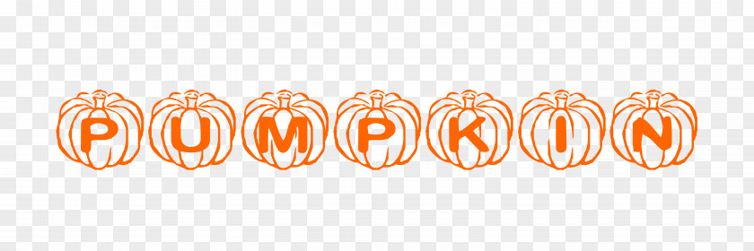Pumpkin Font. PNG