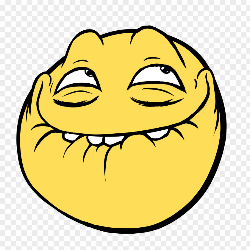 Smiley Internet Meme Emoticon PNG meme Emoticon, conch, yellow troll clipart PNG