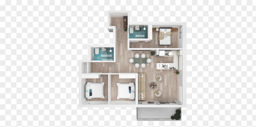 Bed Plan Apartment Bedroom Lille Floor PNG