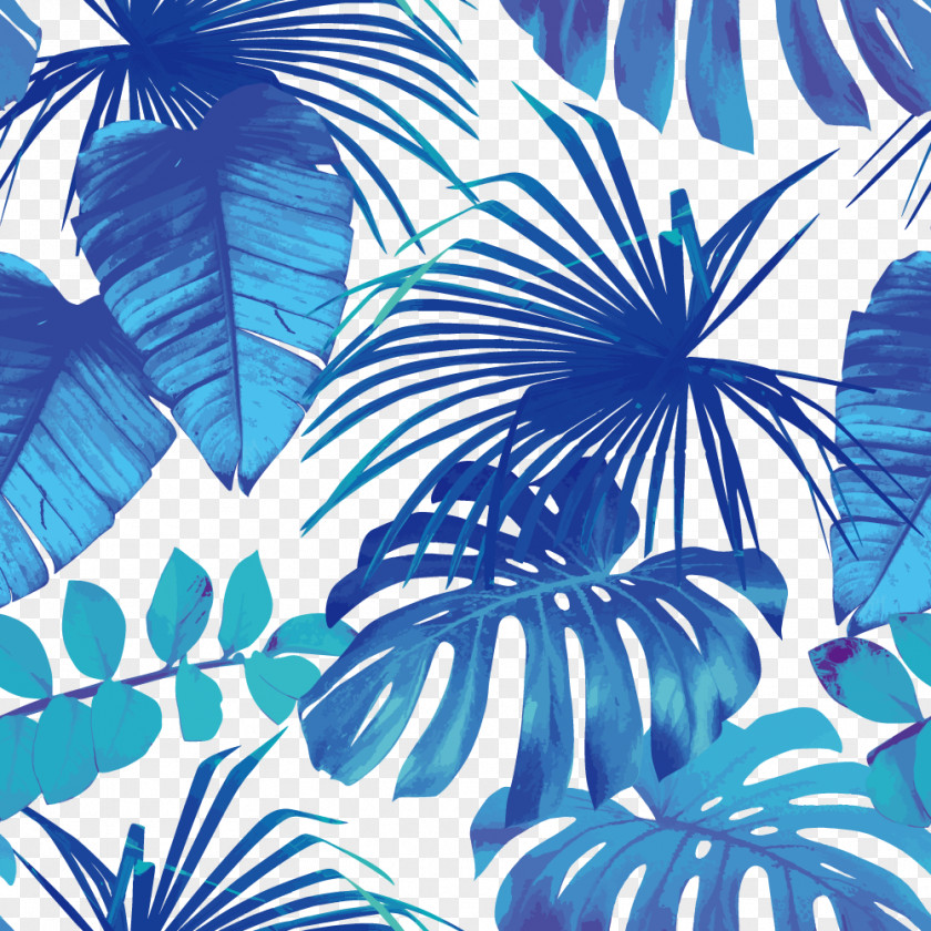 Blue Plant Leaf Banana PNG