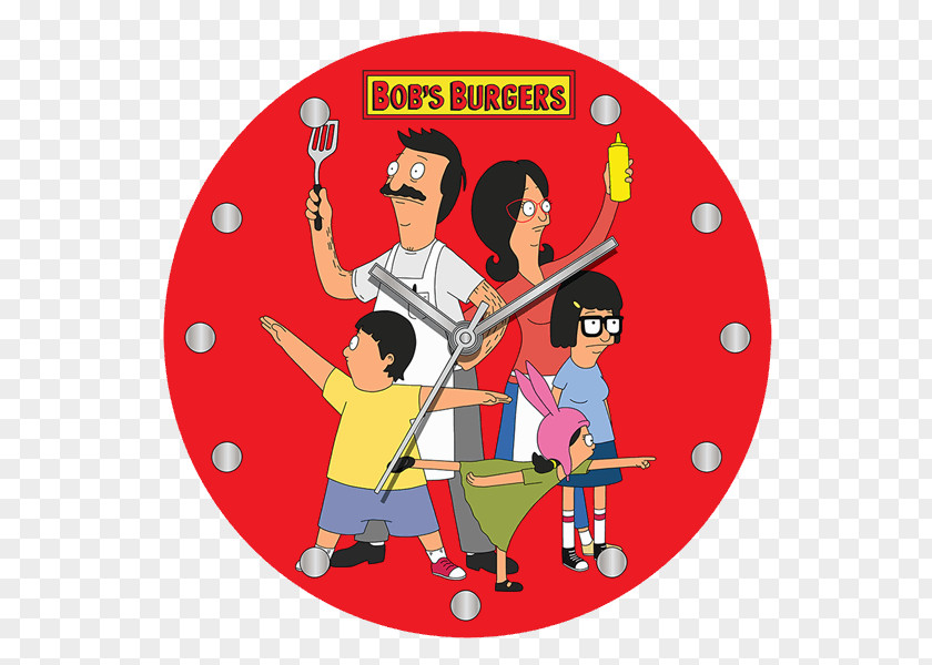 Bobs Burgers Clock ZiNG Pop Culture Australia Penarium Retail PNG