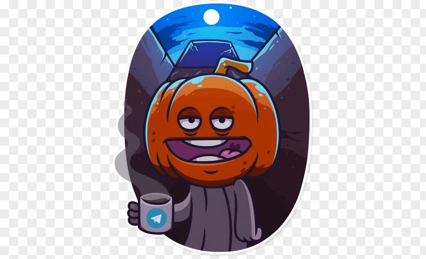 Ghost Sticker Holiday Halloween Telegram Cartoon PNG