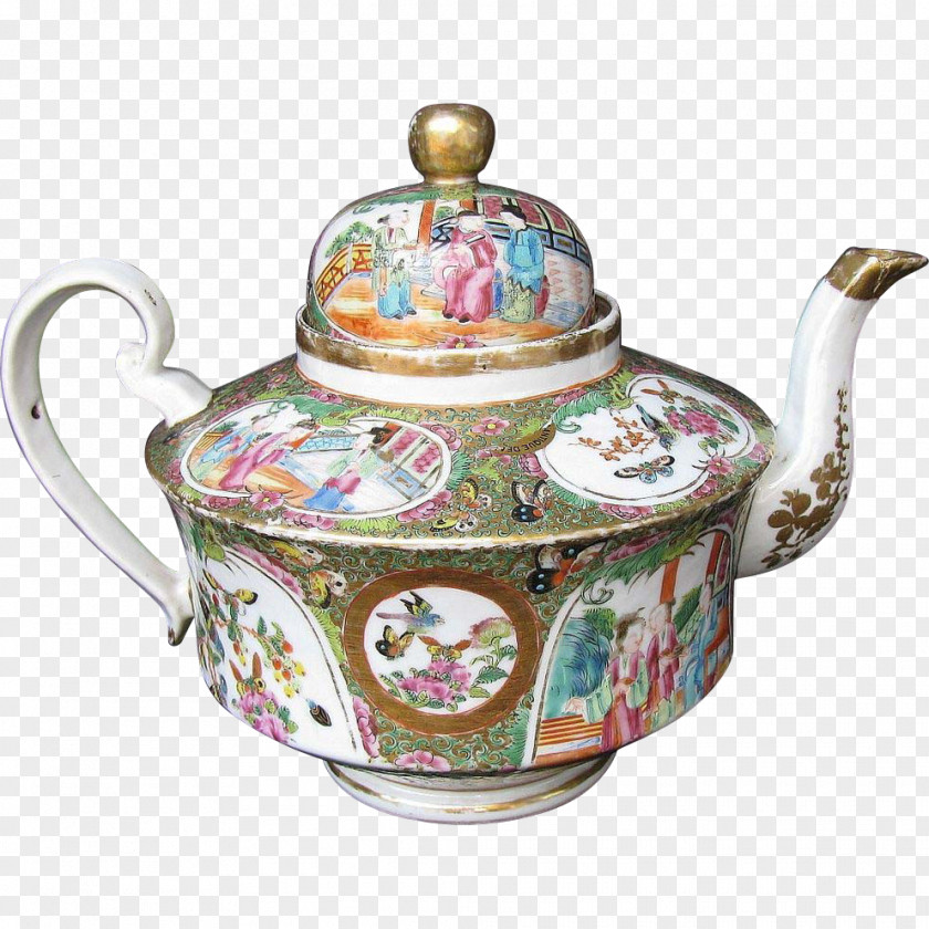 Hand-painted Hair Teapot Yixing Ware Porcelain Mandarin Chinese PNG