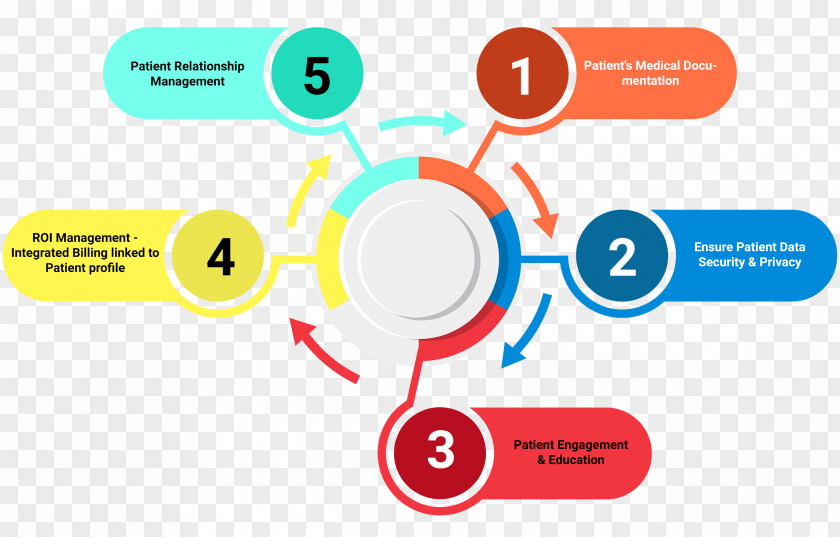 Heath Care Career Ladder Template Infographic Product Electronic Health Record Technology Information PNG