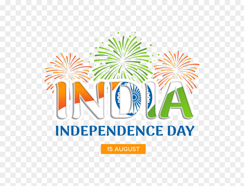 India Indian Independence Movement Day Logo Font PNG