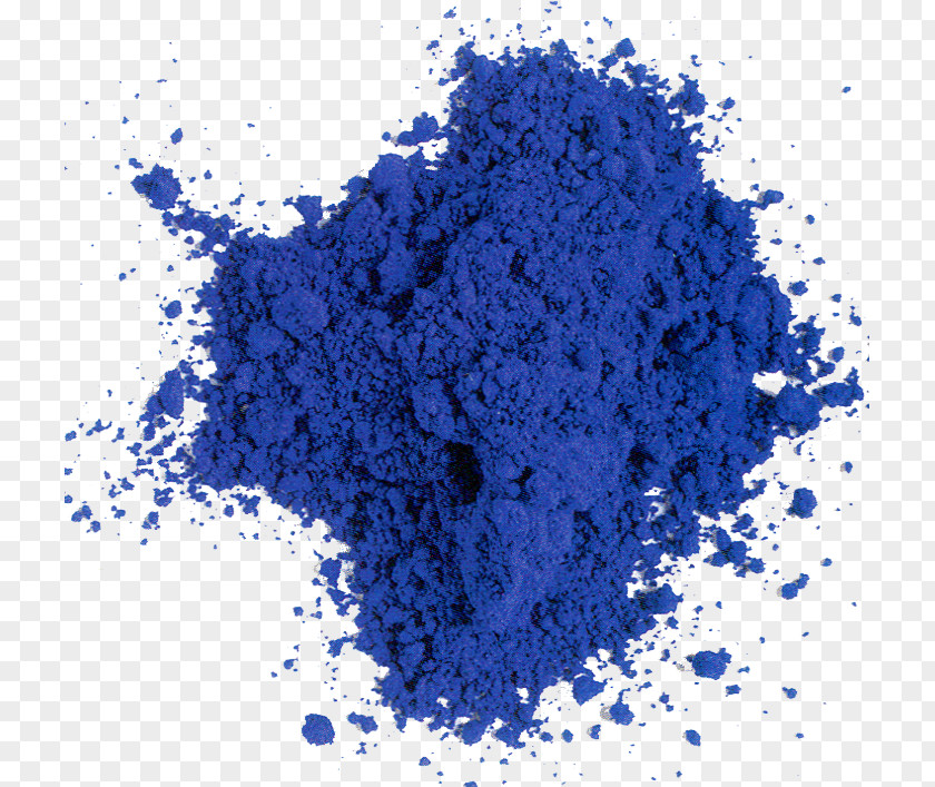 Powder Explosion Prussian Blue Ultramarine Pigment Azurite PNG