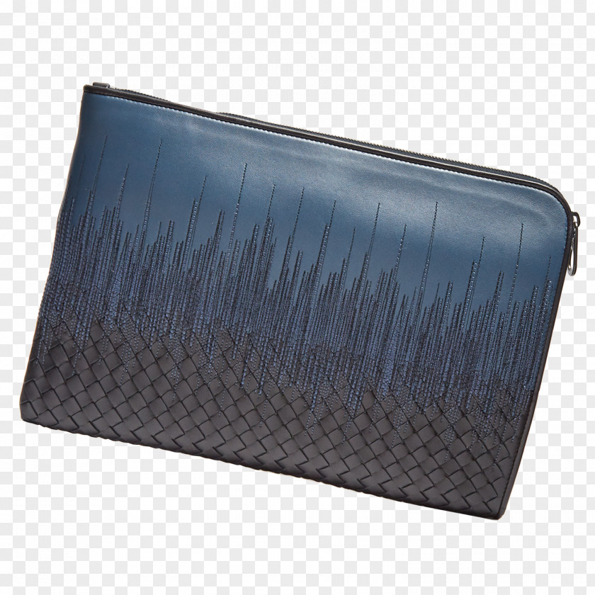 Wallet Handbag Leather Electric Blue PNG