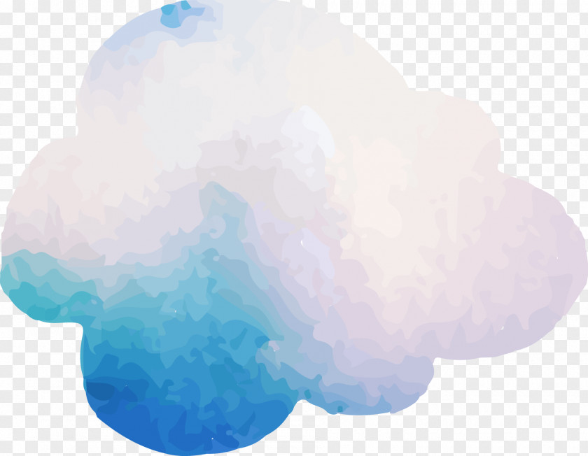 Watercolor Clouds Vector Sky Cloud Computing PNG