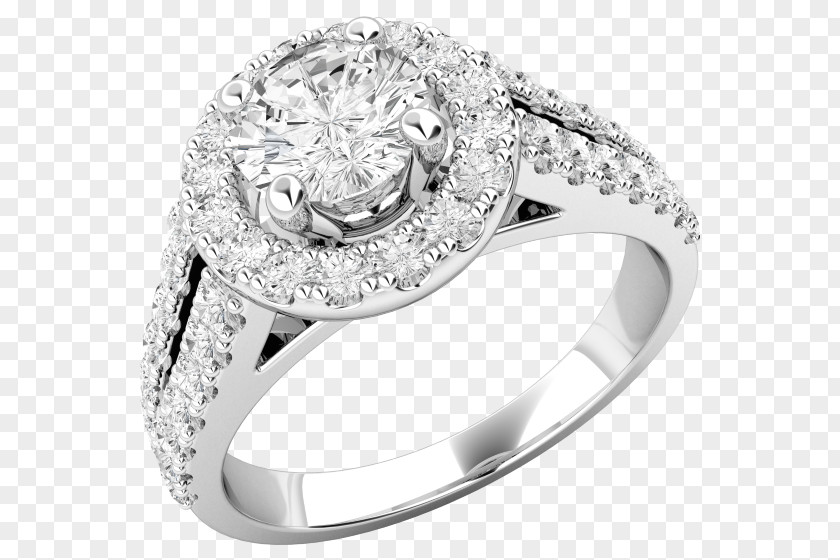 Art Deco Diamond Ring Settings Engagement Brilliant PNG