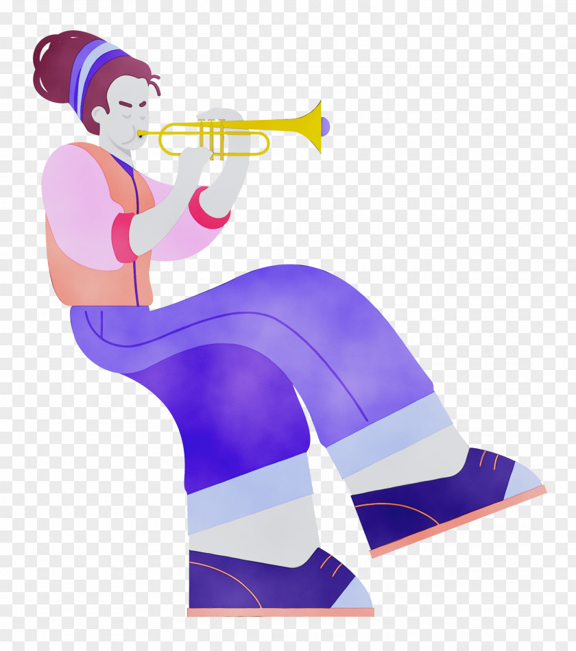 Cartoon Trumpet Drawing Architecture Caricature PNG