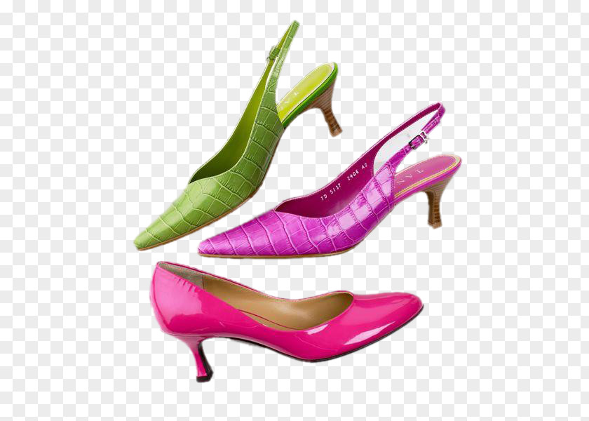 Colored High Heels High-heeled Footwear Sandal Shoe PNG