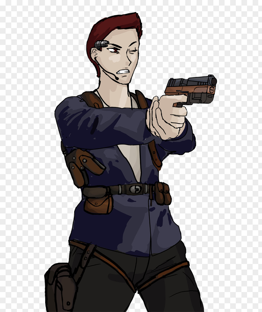 Finger Cartoon Mercenary Gun PNG