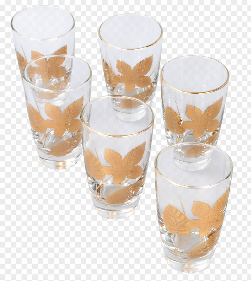 Gold Drinking Glasses Highball Glass Old Fashioned Drink PNG