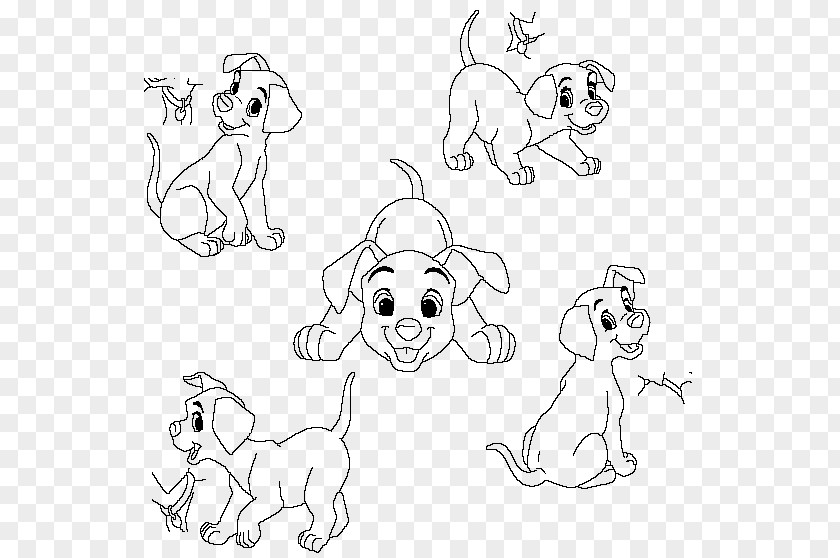 Line Shading Dalmatian Dog Puppy Cruella De Vil Lion Art PNG
