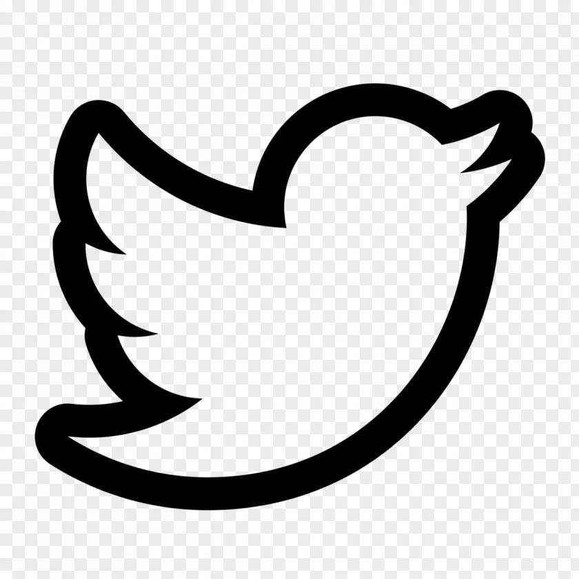 Black And White Social Media Logo Clip Art PNG