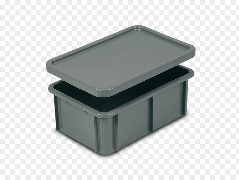 Box Plastic Container High-density Polyethylene Caja De Plástico PNG