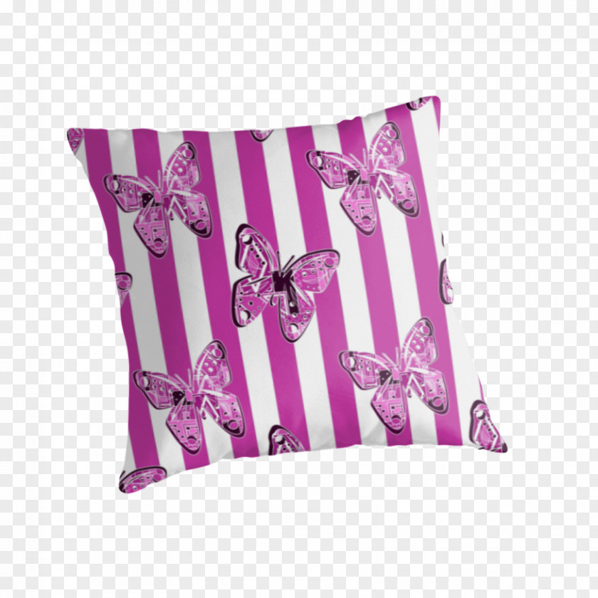 Butterfly Aestheticism Cushion Throw Pillows Pink M PNG