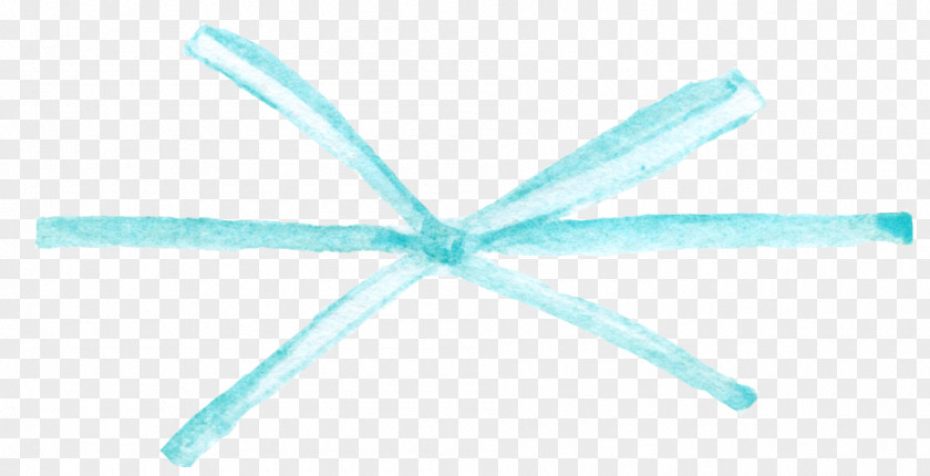 Exquisite Bow Turquoise Pattern PNG