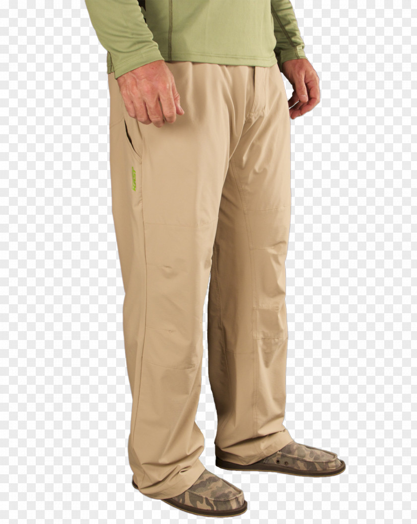 Khaki Cargo Pants Waist Abdomen PNG