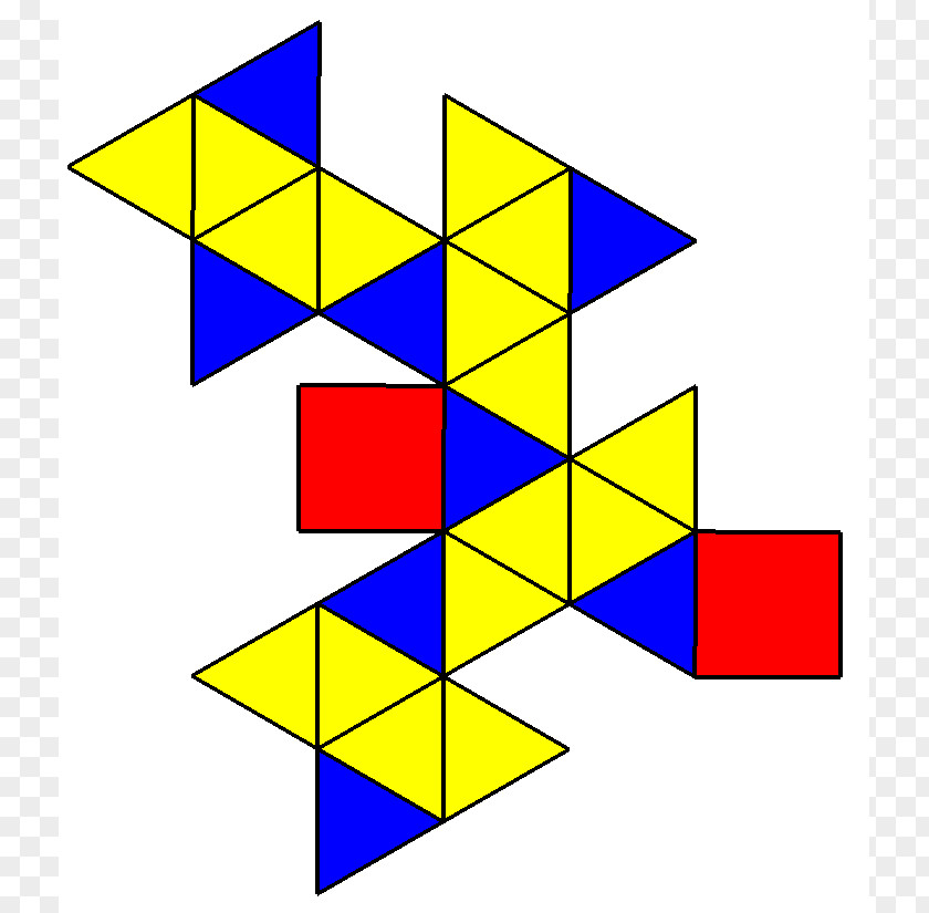 Triangle Snub Square Antiprism Johnson Solid PNG