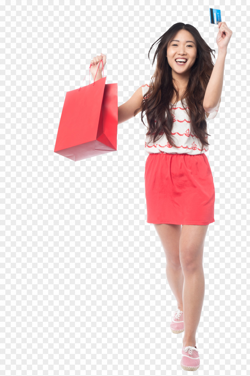 Woman Shopping Bags & Trolleys PNG