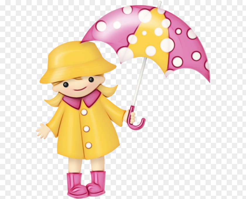 Fictional Character Pink Umbrella Cartoon Clip Art PNG