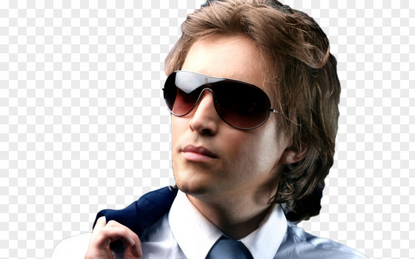 Sunglasses Man Face Redingote PNG