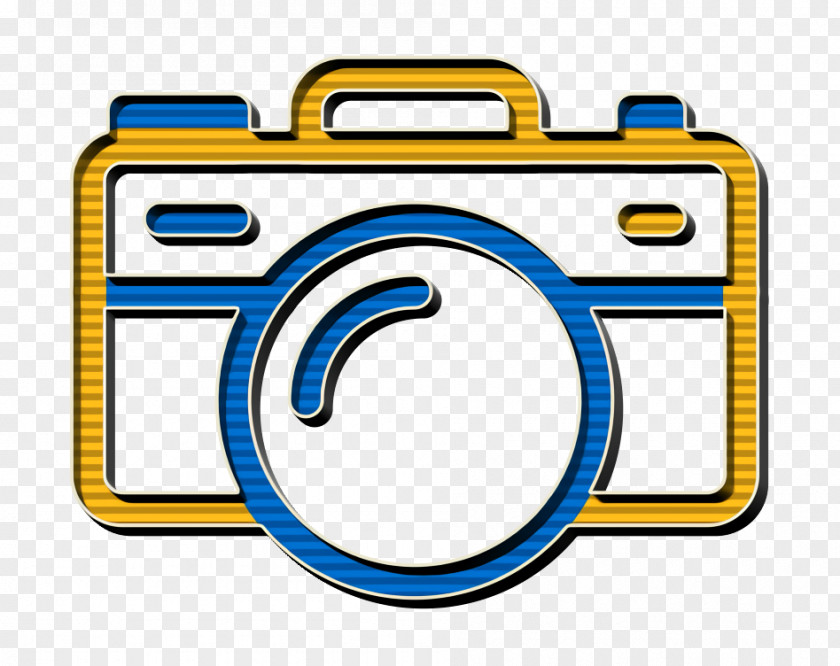 Symbol Yellow Camera Icon Holiday Photo PNG