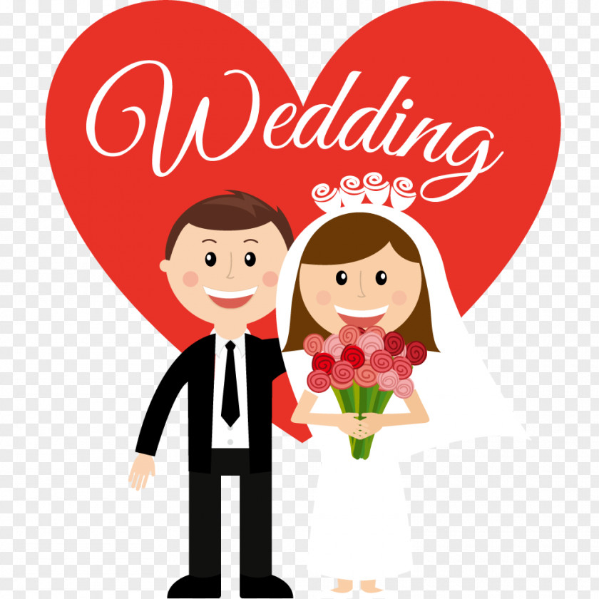 Western-style Wedding Invitation Bridegroom Illustration PNG