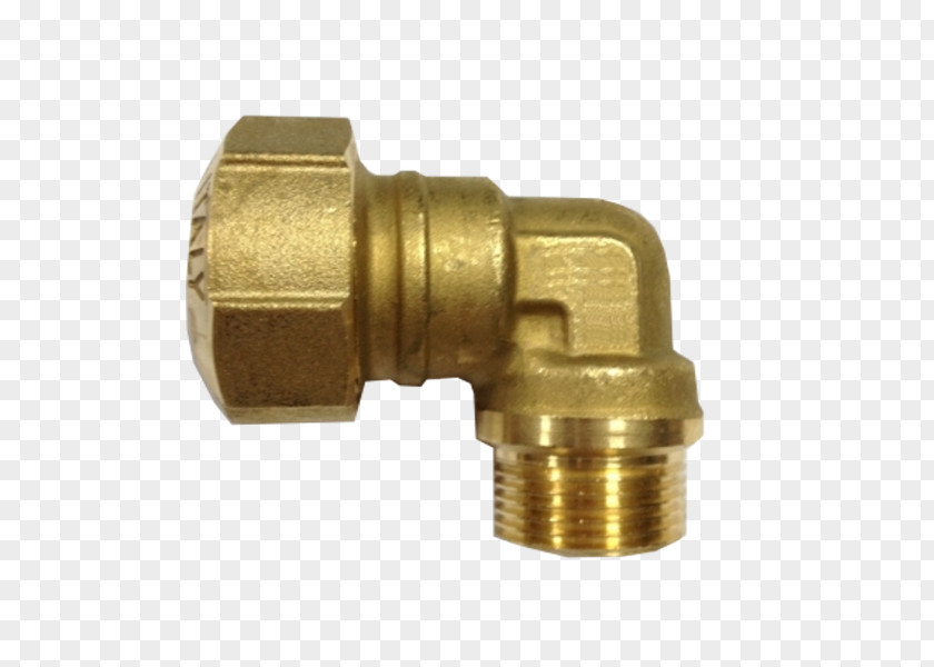 Brass Copper Tubing Elbow Pipe PNG