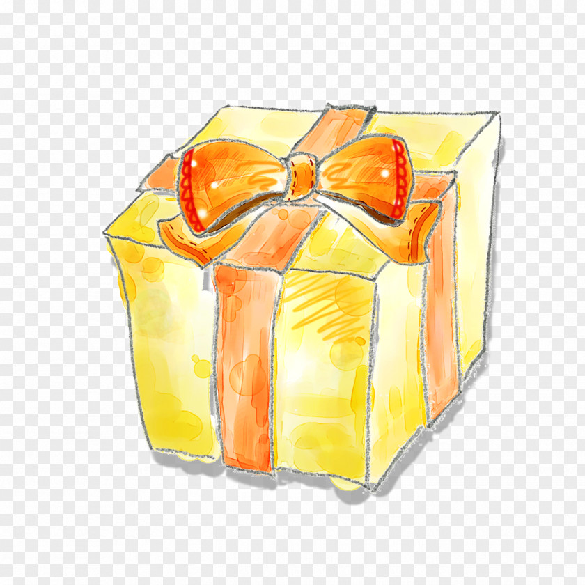 Gift Box Poster Illustration PNG