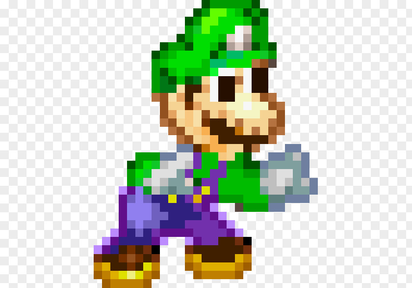 Luigi Super Mario World Bit PNG