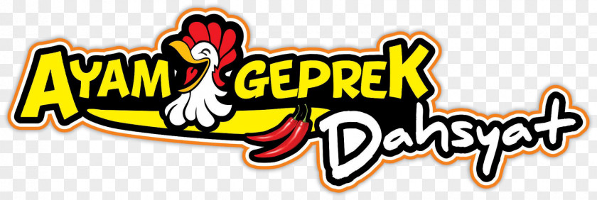 Chicken WARUNG AYAM GEPREK DAHSYAT As Food Logo PNG