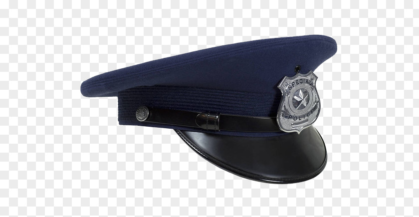Dark Blue Police Cap Officer Stock Photography Badge PNG