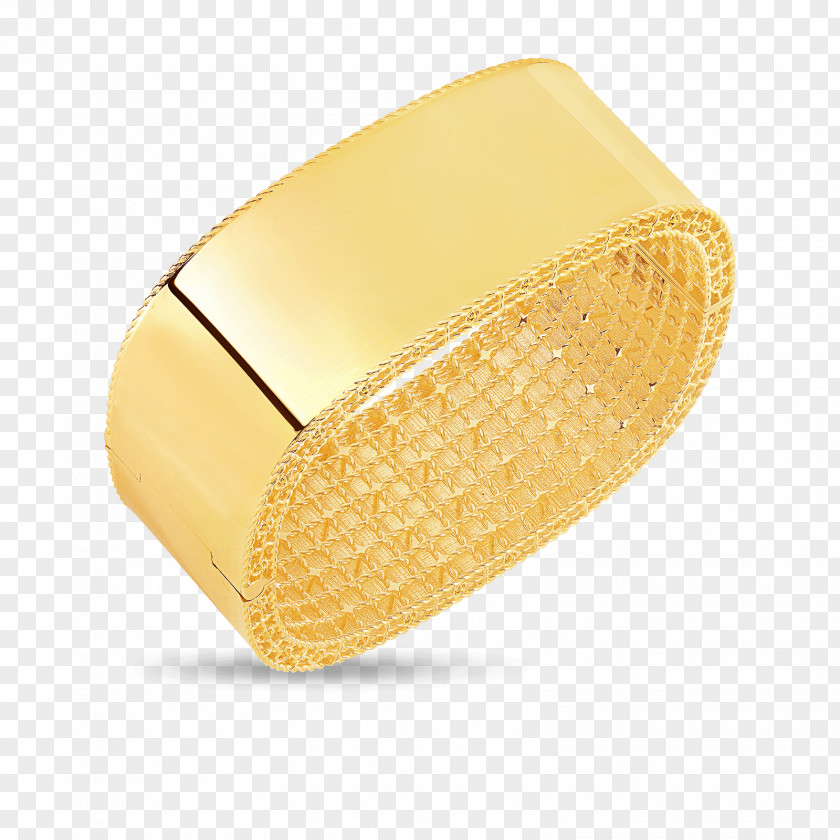 Diamond Gold Material Bangle PNG